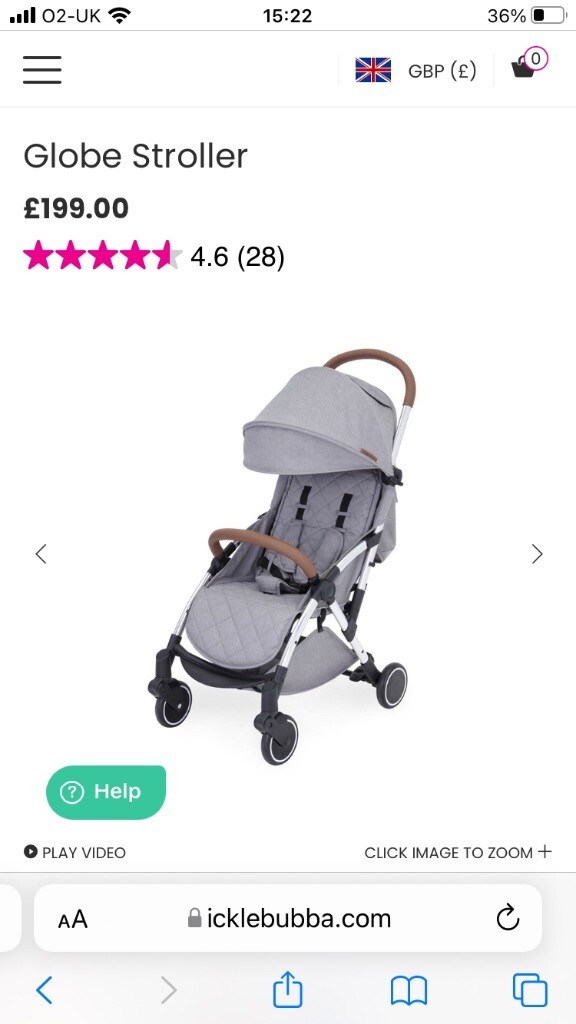 ickle bubba globe footmuff